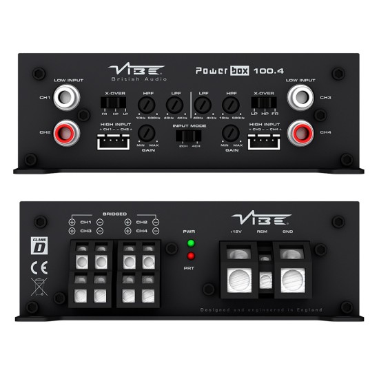 POWERBOX100.4M-V0 | Vibe Audio 4 Kanal Amplifikatör