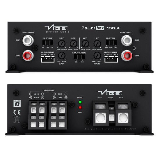 POWERBOX150.4M-V0 | Vibe Audio 4 Kanal Amplifikatör